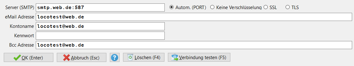 Loco-Soft E-Mail Versand 3